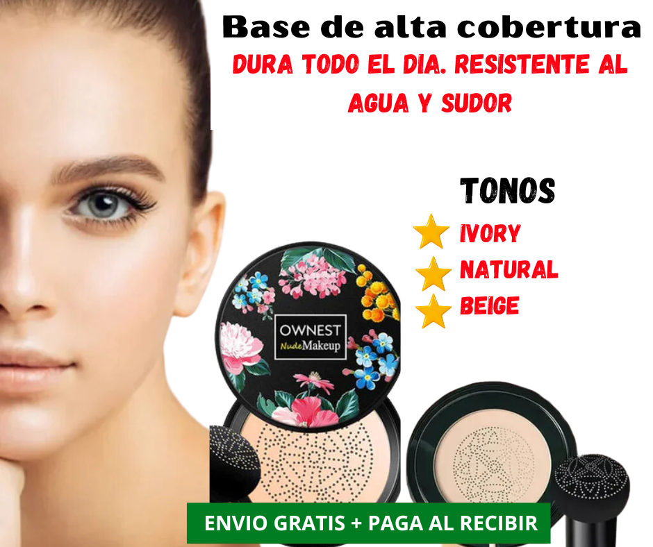 Base Correctora Premium + Brocha de Regalo (Gratis) 🎁