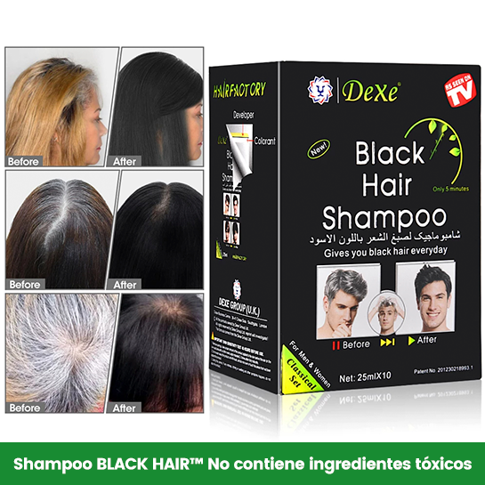 BLACK HAIR™ -  Caja /10 Sobres - Envío Gratis