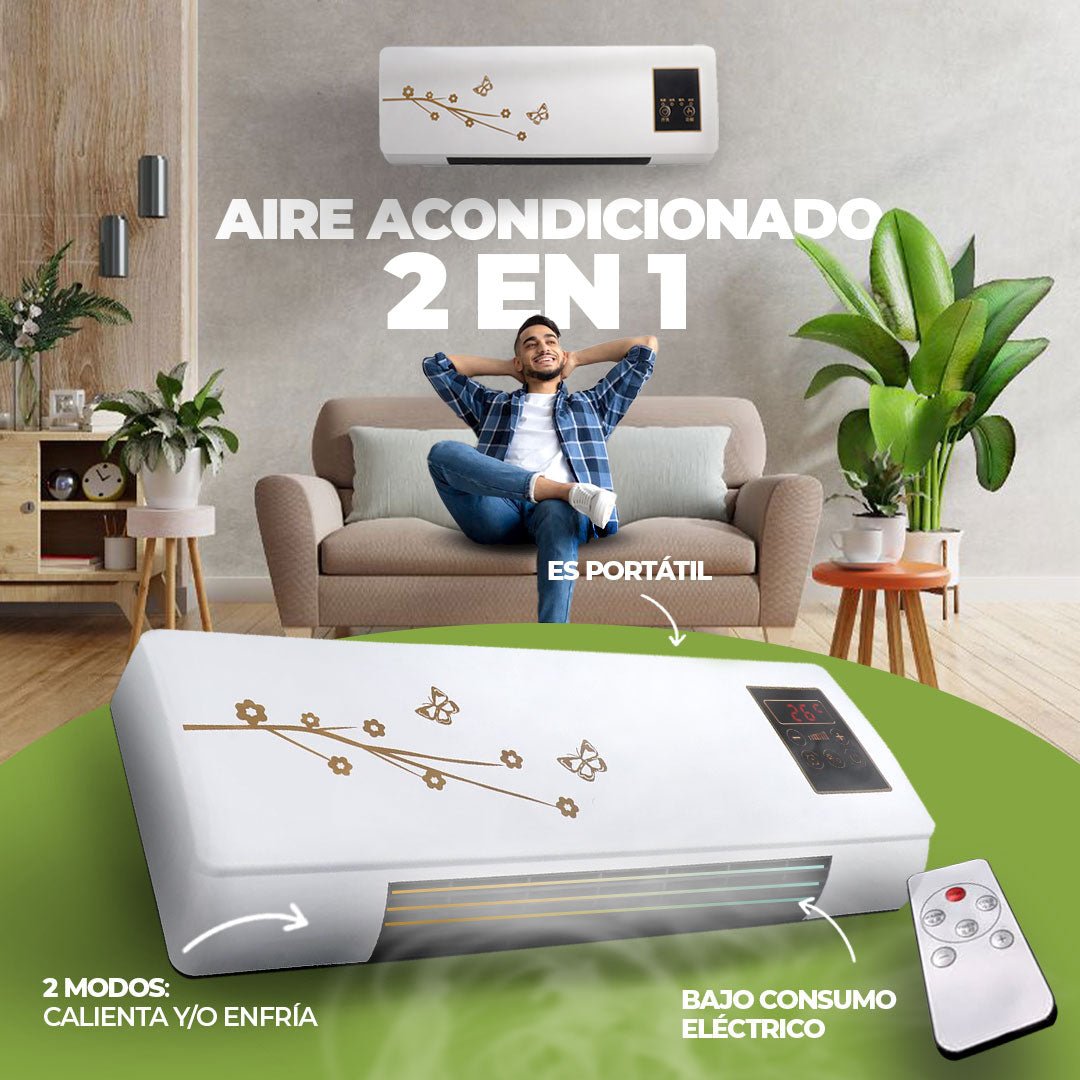 Aire Acondicionado 2 en 1 [ULTRA POTENTE] + Envío Gratis 🎁