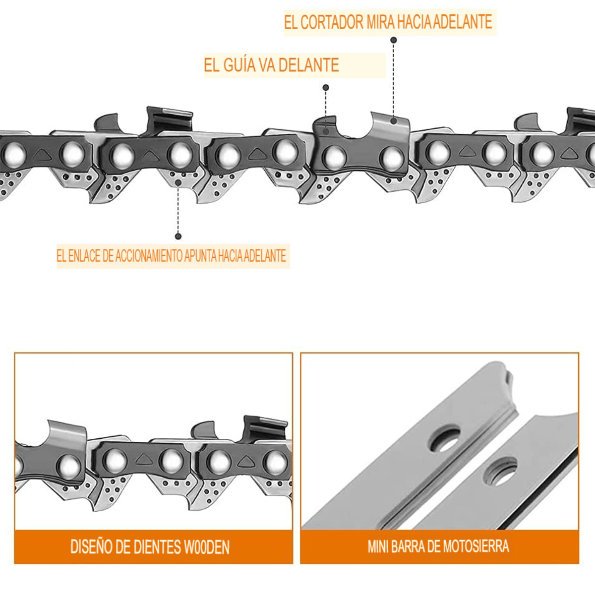 Cadena Para Motosierra 6 Pulgadas