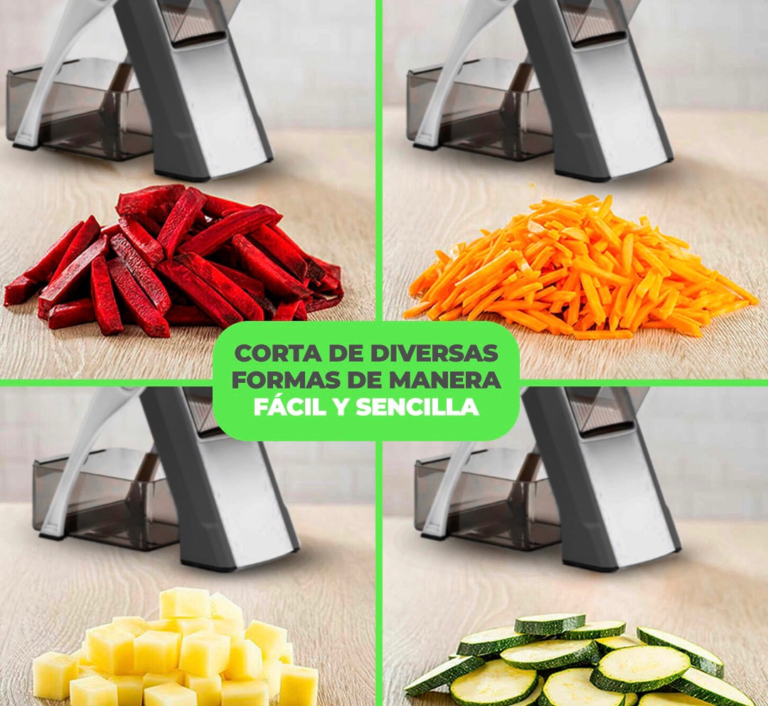 CutterPro™ - Cortador/Rebanador de Vegetales Multicortes ¡5 en 1!