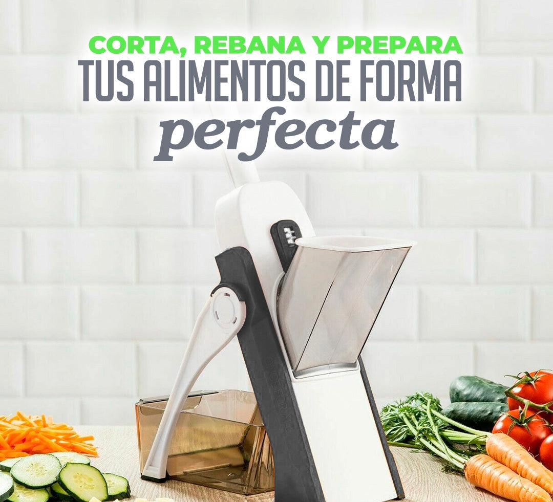 CutterPro™ - Cortador/Rebanador de Vegetales Multicortes ¡5 en 1!