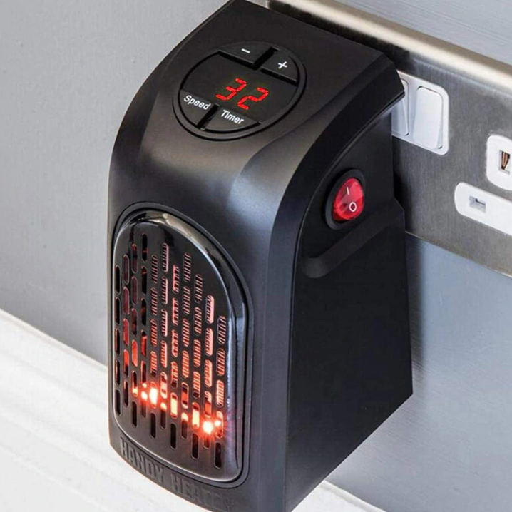Calefactor eléctrico de bajo consumo con protección contra vuelcos y  sobrecalentamiento para cuartos de baño familiares Zhivalor CPB-YY54-1